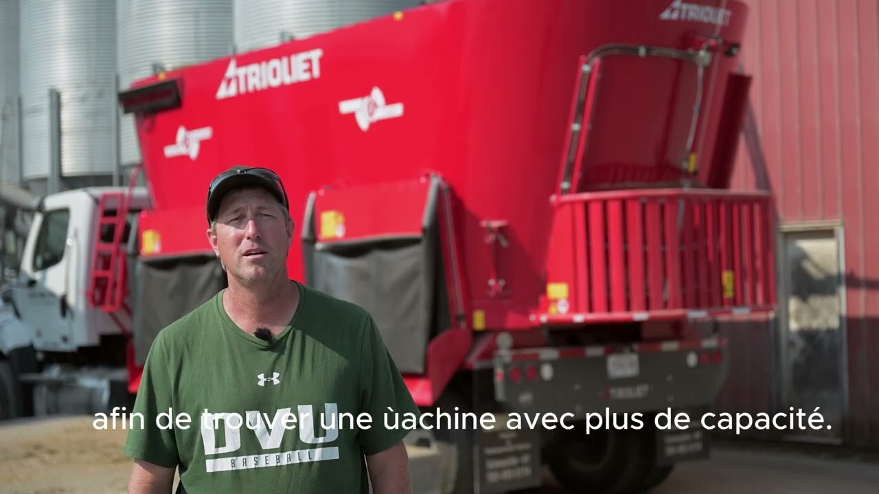 Nous mélangeons 16 rations de fourrage par de jour - Mélangeuse Truckmount  (Aurora F)