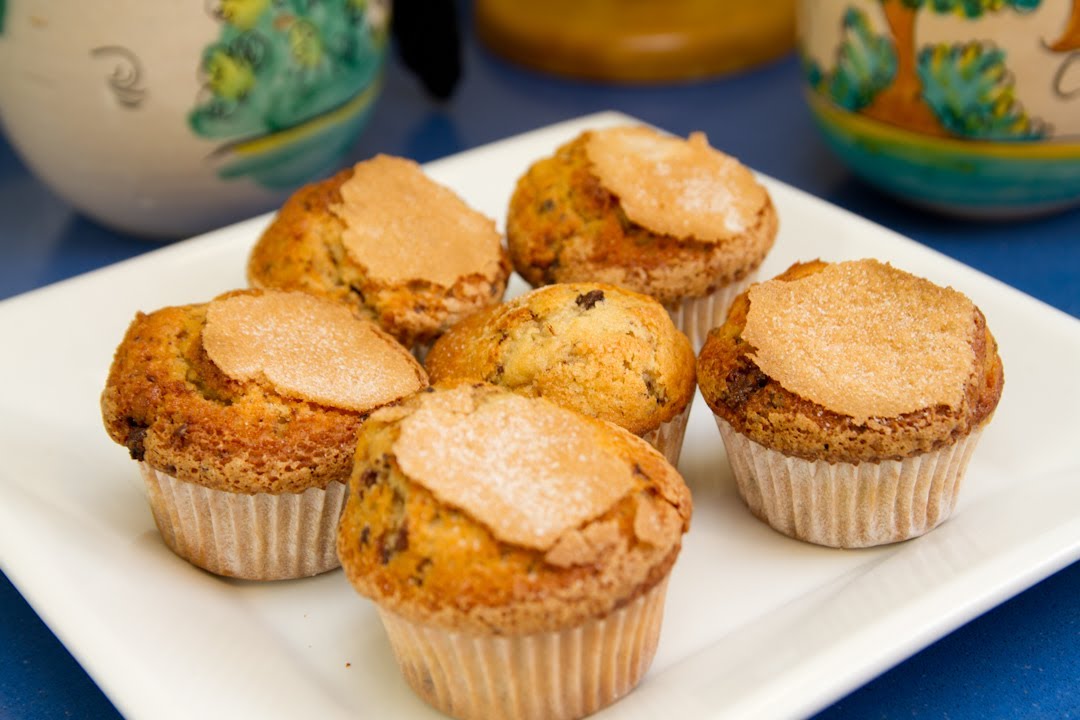 Muffins con Trocitos o Pepitas de Chocolate