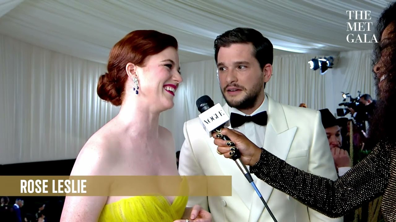 Rose Leslie & Kit Harington at the 2021 Met Gala | Interview and Red Carpet