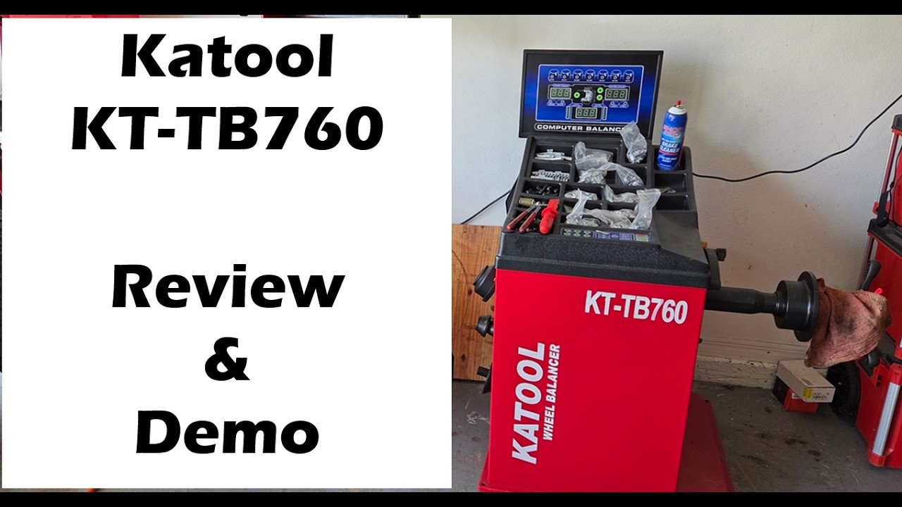 Katool KT-B760 Tire Balancer Review and Demo