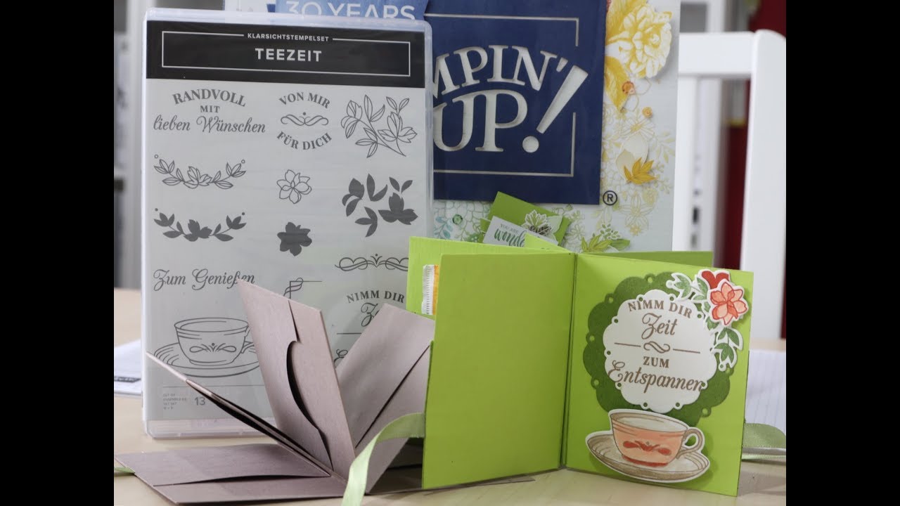 &hearts;️ Tutorial: Sternverpackung Tee-Verpackung Teezeit  1/2 Stampin Up! Stampin up!