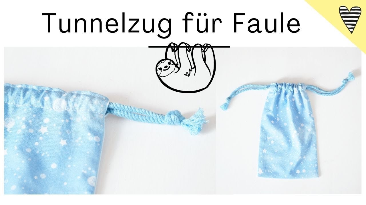 Tunnelzug f&uuml;r Faule n&auml;hen / DIY MODE N&auml;htipp