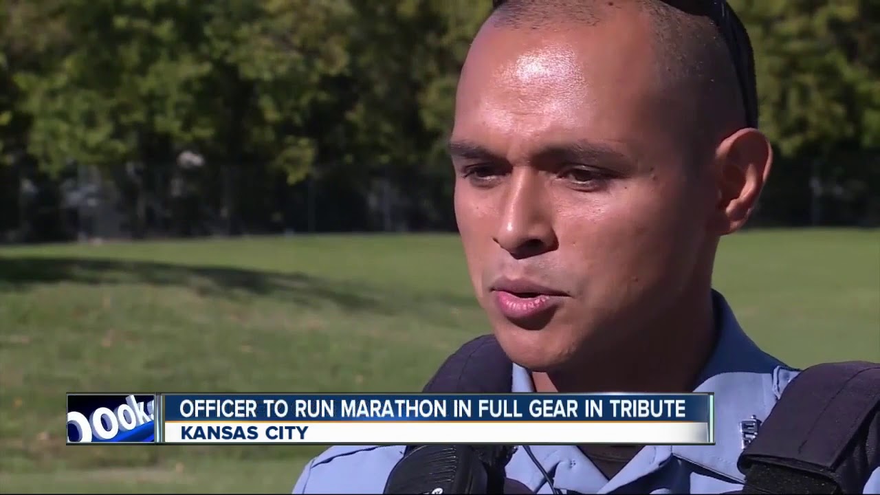 Kansas police officer to run marathon in full gear