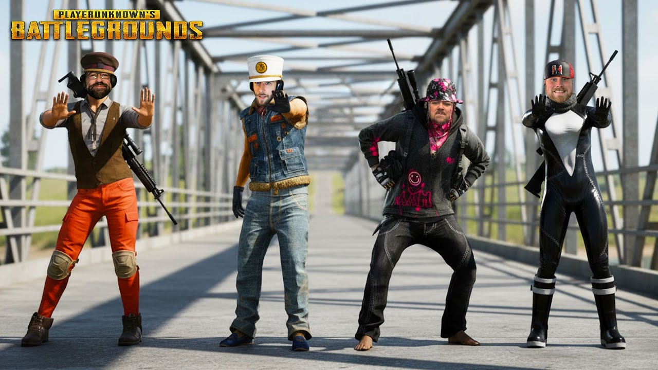 «Бандиты с моста» с участием Сваггера, Галифакса и ОбиВаннаКойота | chocoTaco PUBG Erangel Squads...