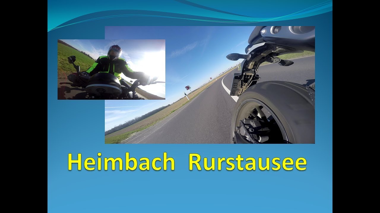 🌹Tour Empfehlung f&uuml;r BIKER -  Heimbach - Gem&uuml;nd Rurstausee Eifel Abtei Mariawald