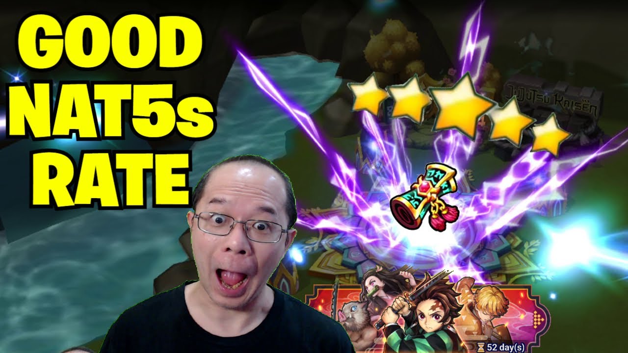 We Can't Stop Summoning COLLAB NAT5s!!! (Summoners War x Demon Slayer)