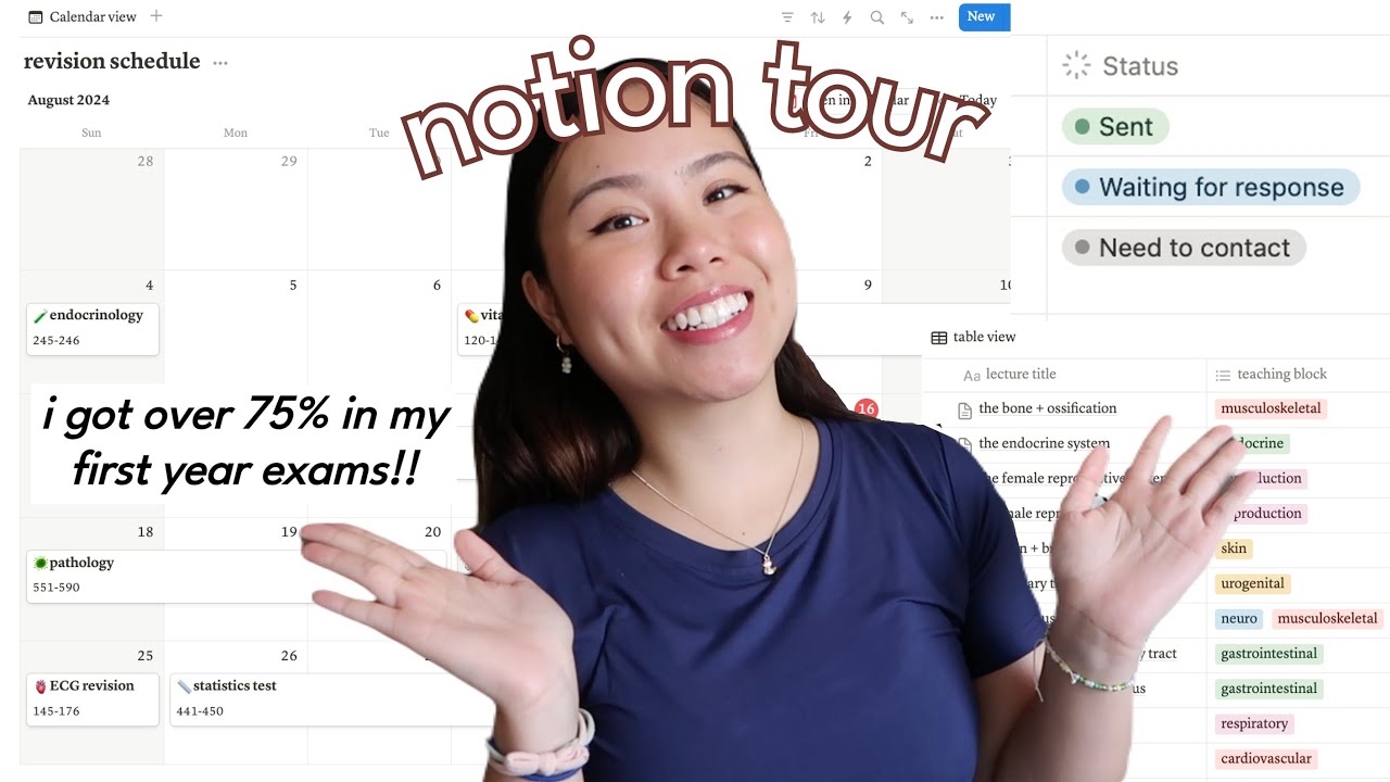 how i take notes as a medical student | notion tour