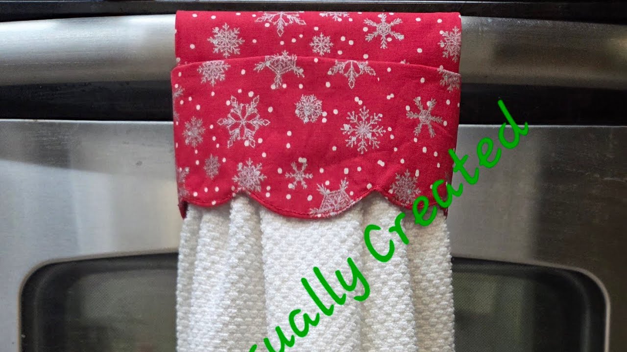 Let's make a craft, a kitchen towel craft