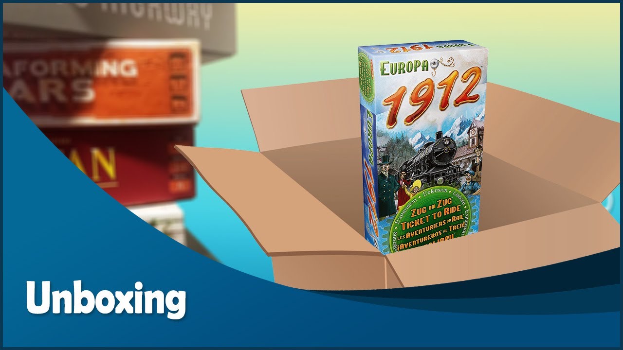 Unboxing - Ticket to Ride: Europa 1912 (Expansión)