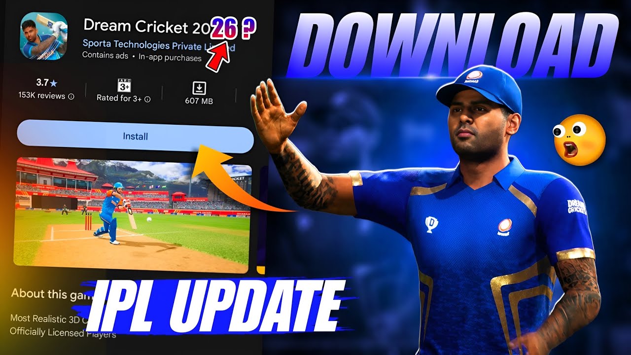 Dream Cricket 25 New IPL Update 🔥 High Graphics + Quick Match Finally Back!