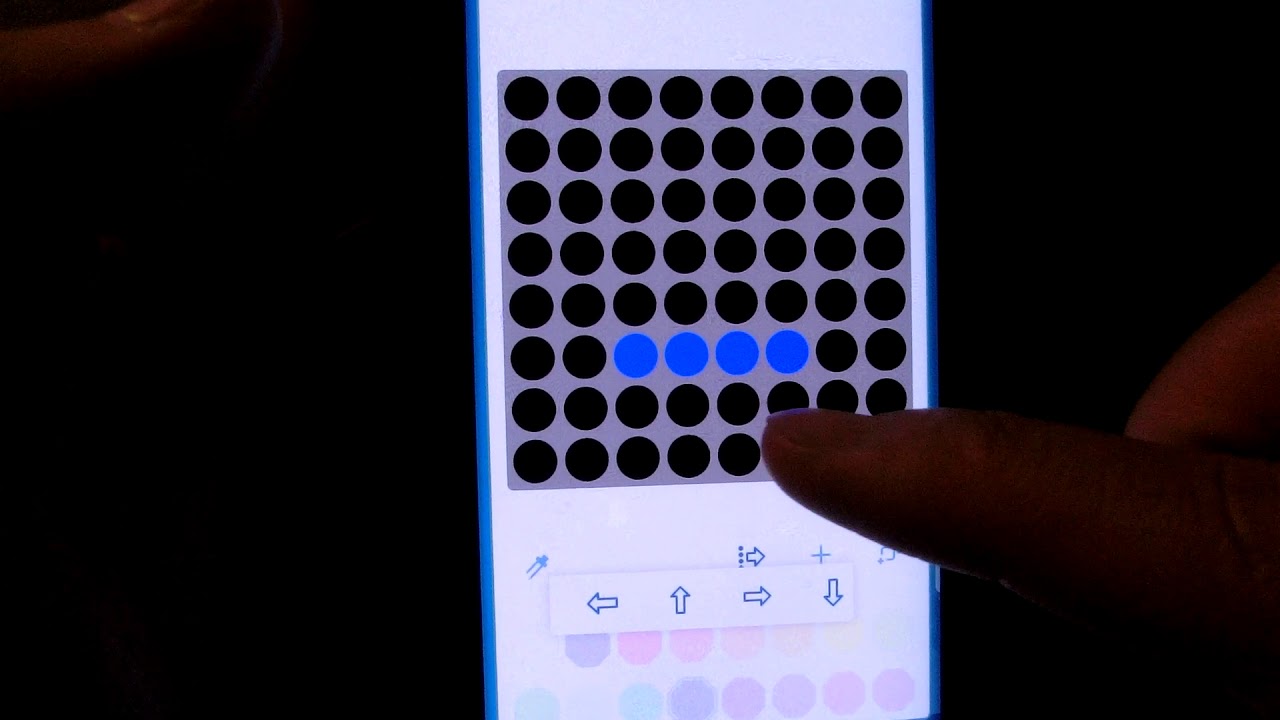 Sphero Bolt - Example 2 - Animation on the LED Panel - The Moving Bar