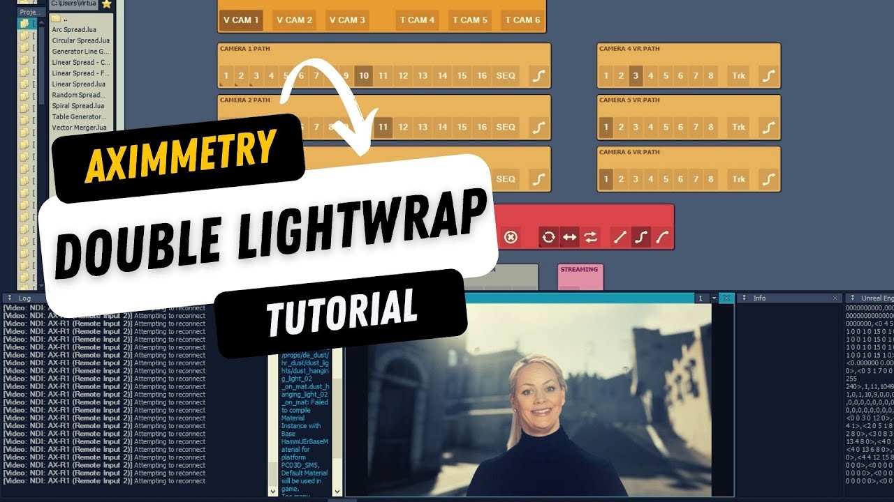 Making Double Lightwraps | Aximmetry Virtual Production Tutorial