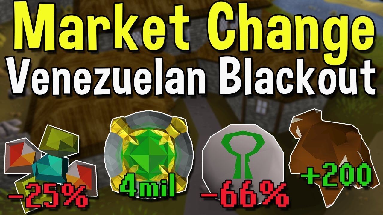 Venezuelan Power Outage Causes Huge Changes in the OSRS Market! March Market Analysis [OSRS]