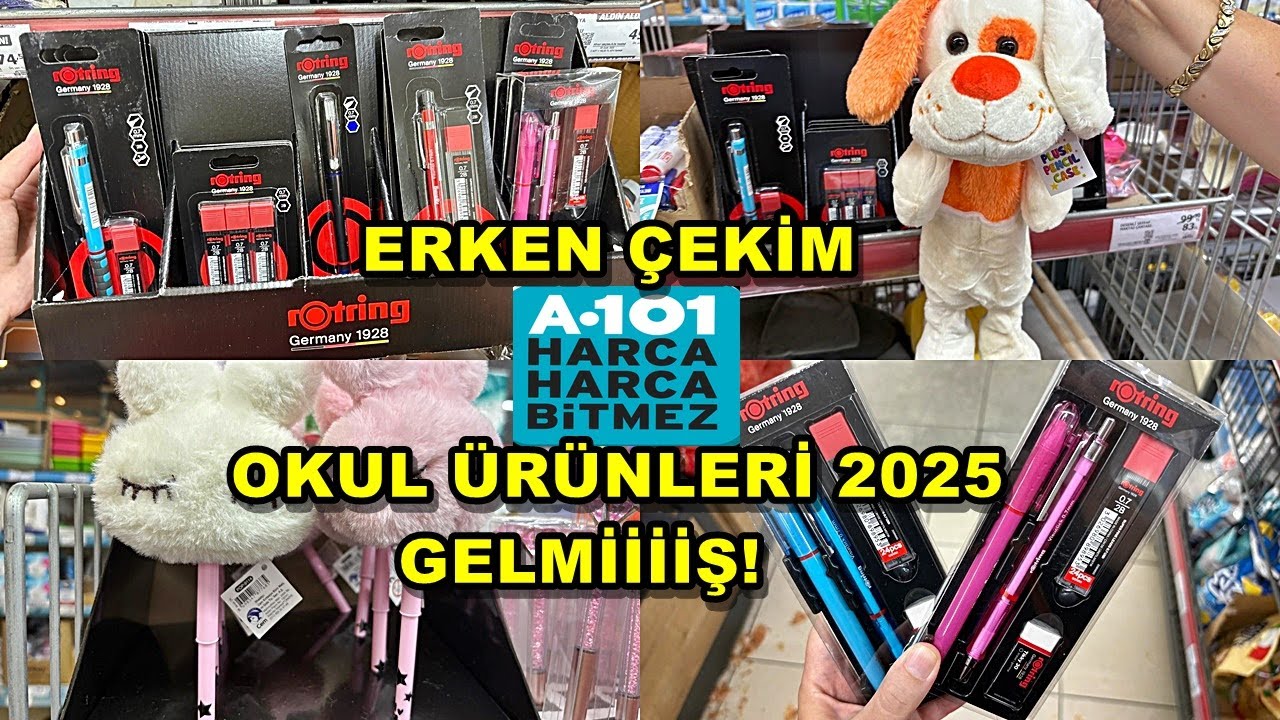A101 KIRTASİYE ÜRÜNLERİ 2025 GELDİ📢❗️| OKULA DÖNÜŞ KIRTASİYE ALIŞVERİŞİM 💯📌/ back to school 2025🛒💯