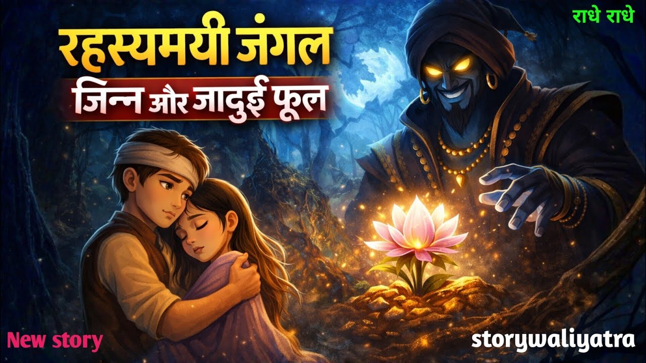 जिन्न, जादुई फूल और एक भाई का बलिदान | Heart Touching Hindi Story | Jadui Kahani #storywaliyatra
