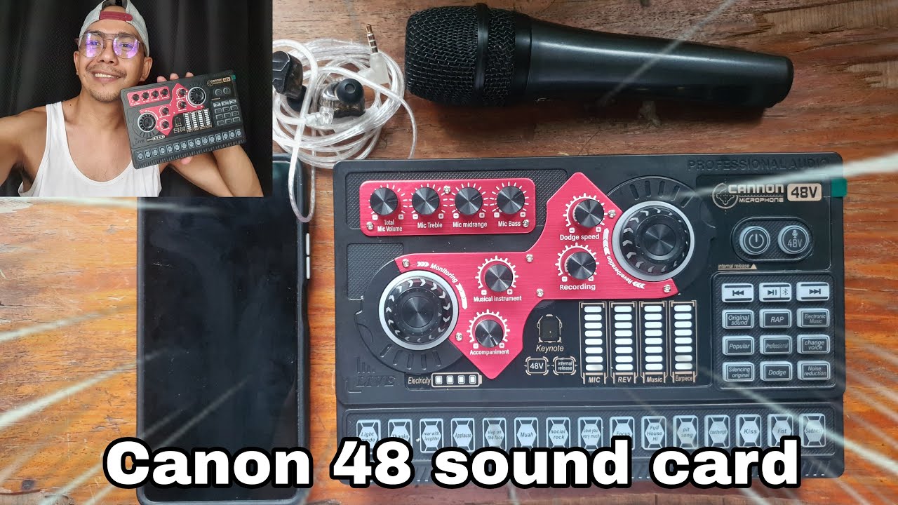 UNBOXING AND REVIEW MY NEW SOUND CARD #trending #soundcardthuamlivestream