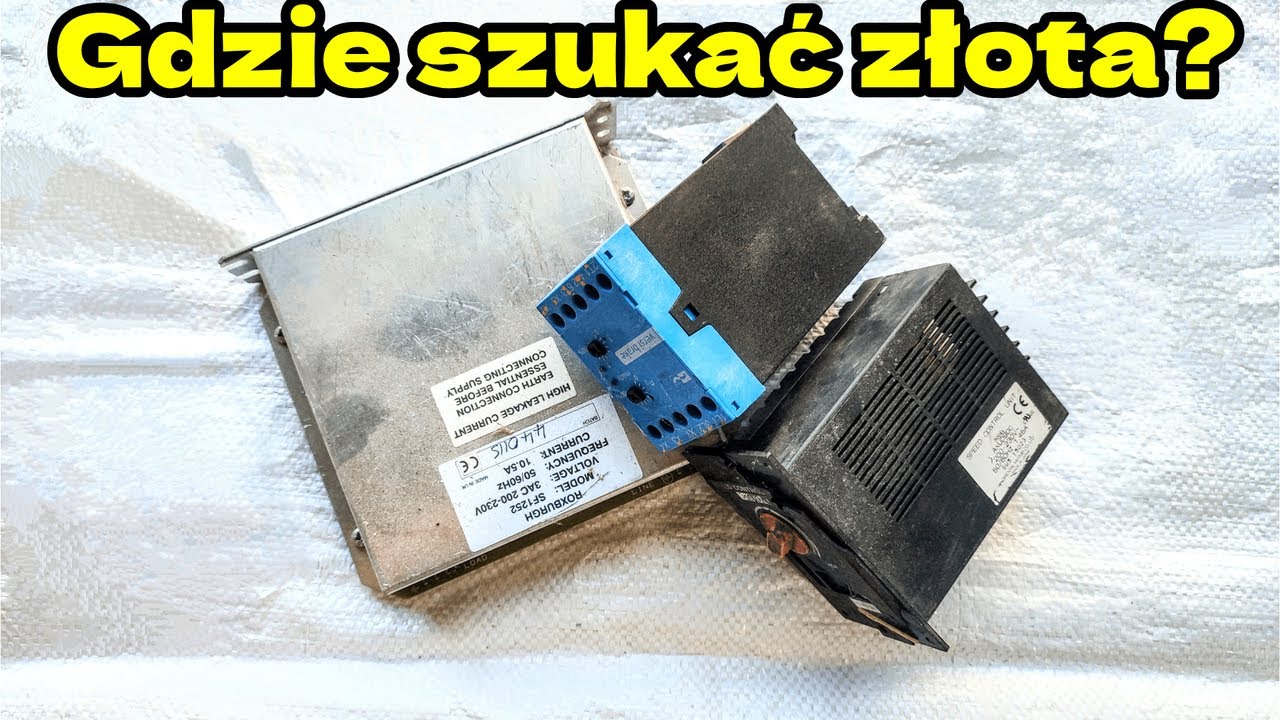 Elektronika na złom, z czego wyciągać złoto pallad srebro?