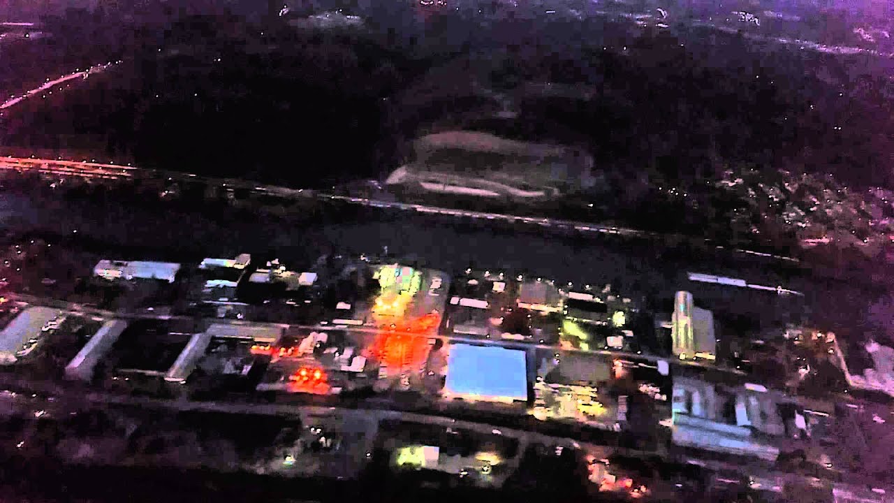 Landing at Pittsburgh International Airport at Dusk - November 2014