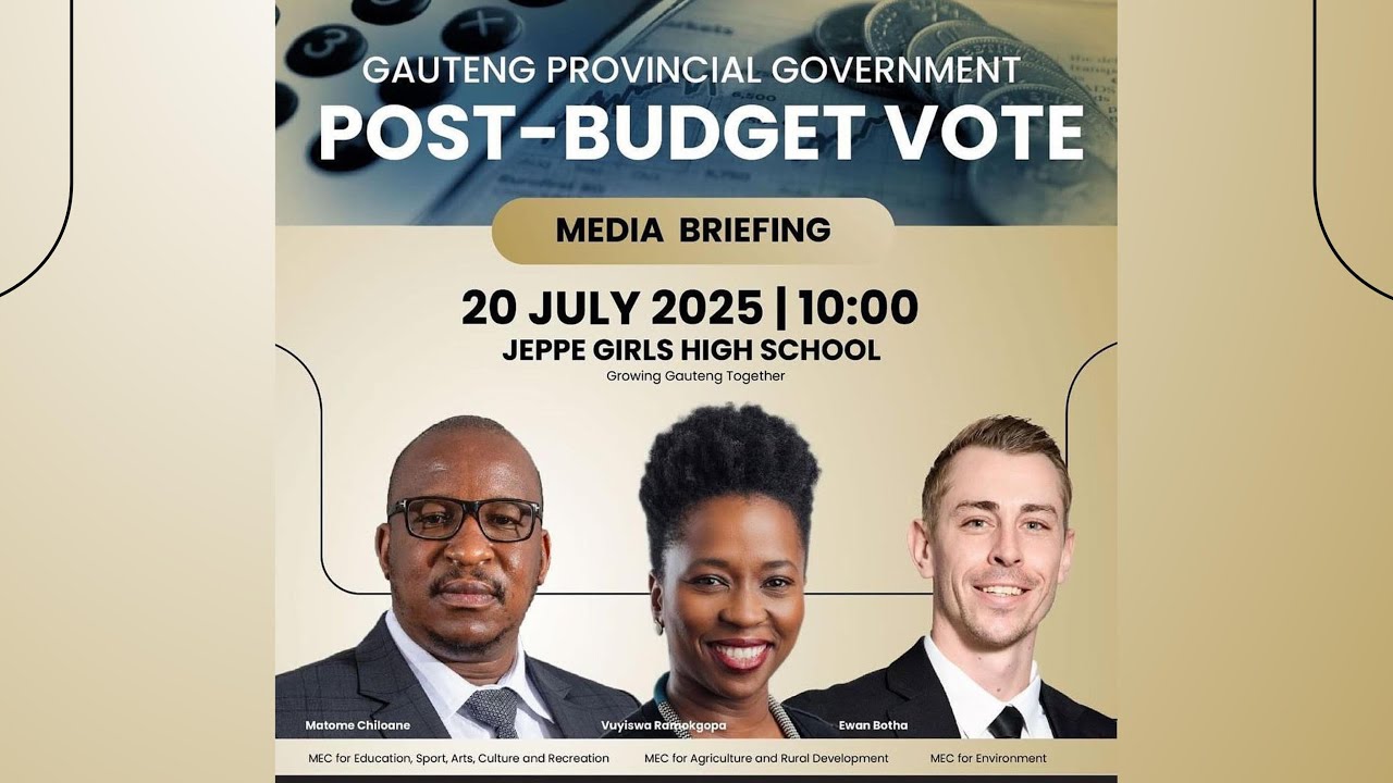 POST-BUDGET VOTE JOINT MEDIA BRIEFING