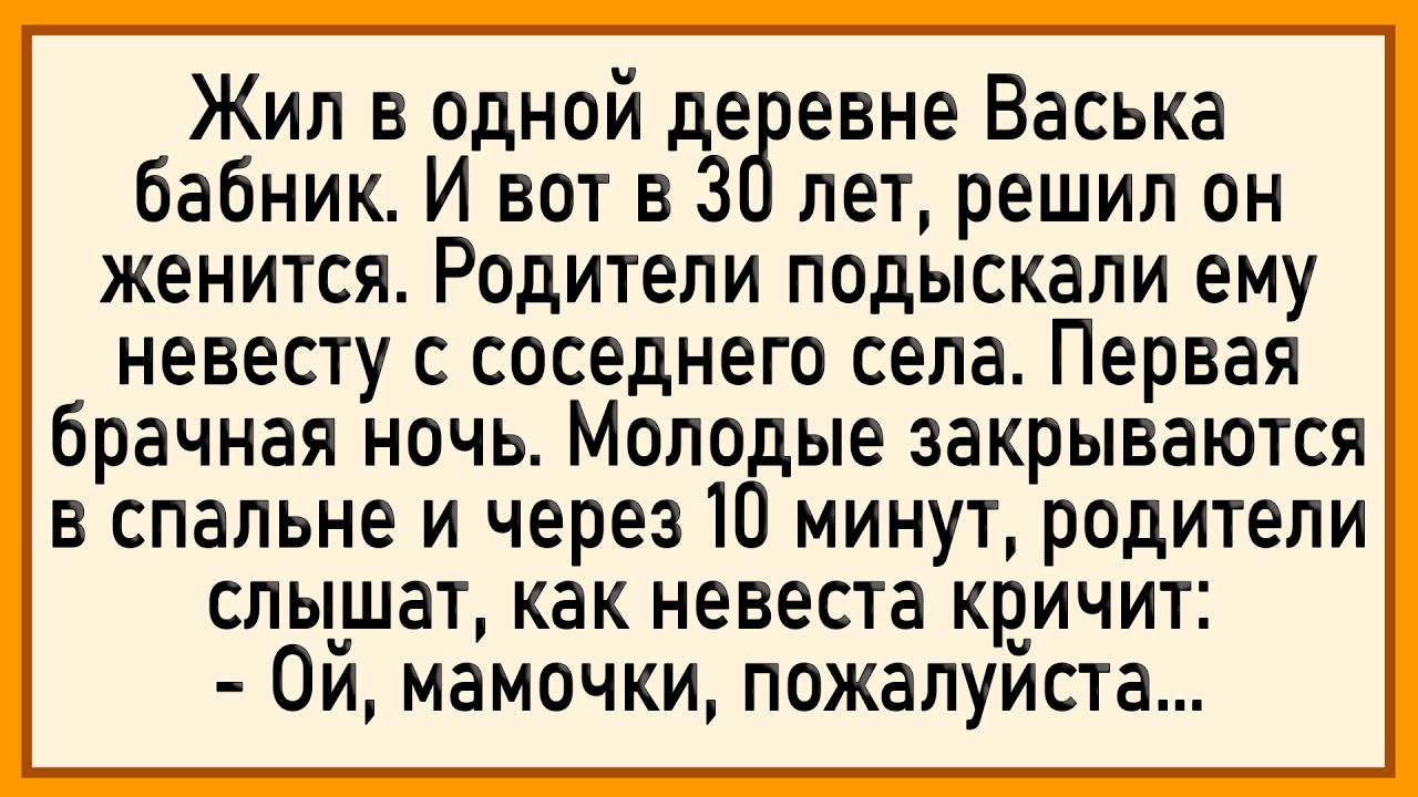 Как Васька решил невесте... Сборник свежих анекдотов! Юмор!