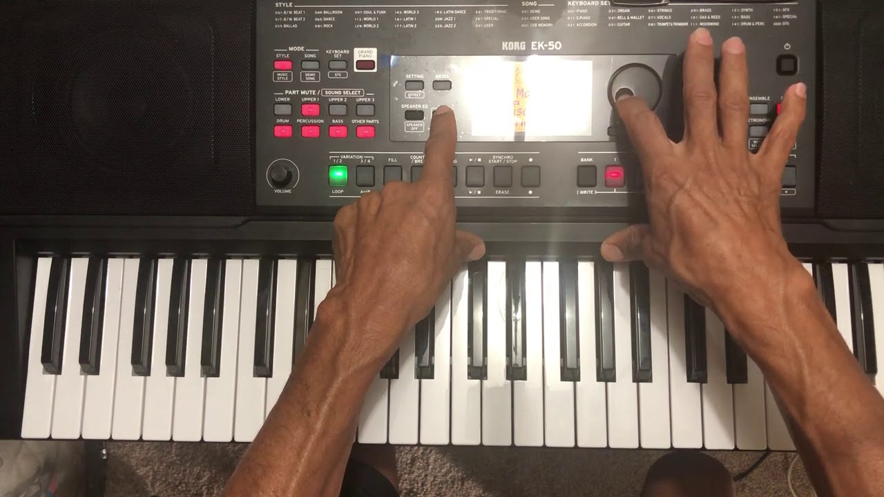 Ritmos de fabrica Korg Ek50