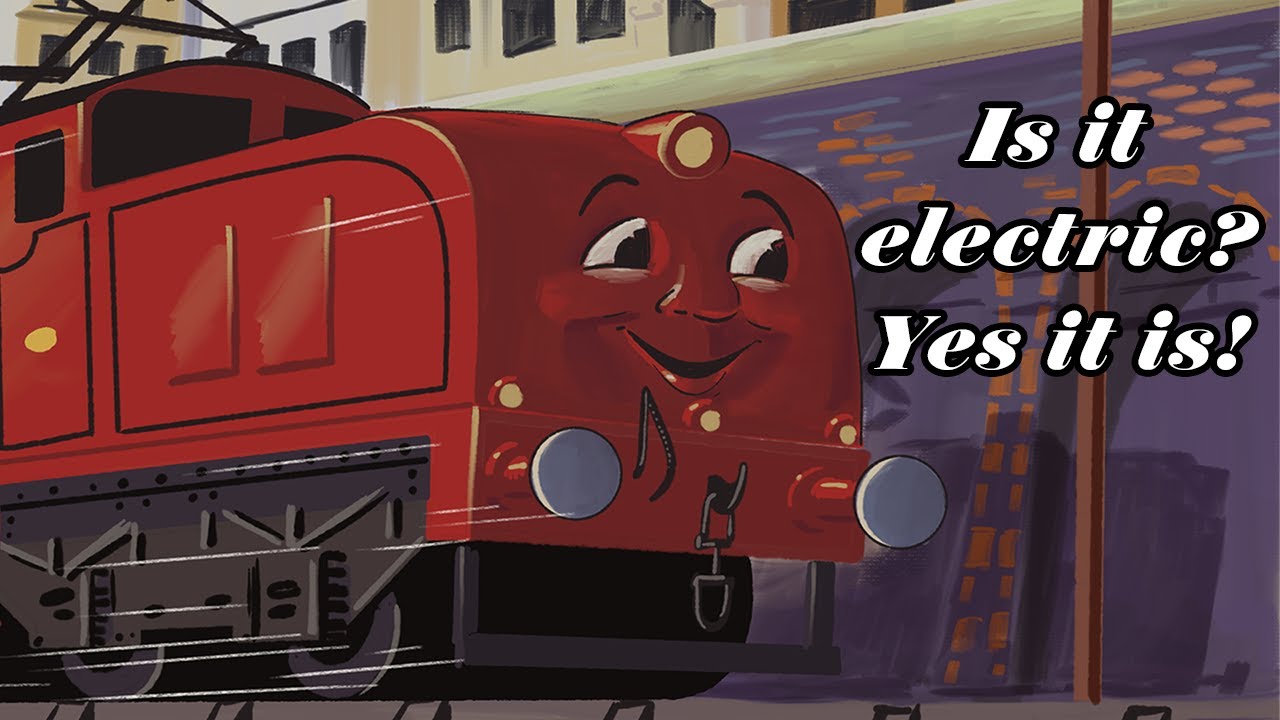 Drawing the Electric Engines of the Peel Godred Branch!