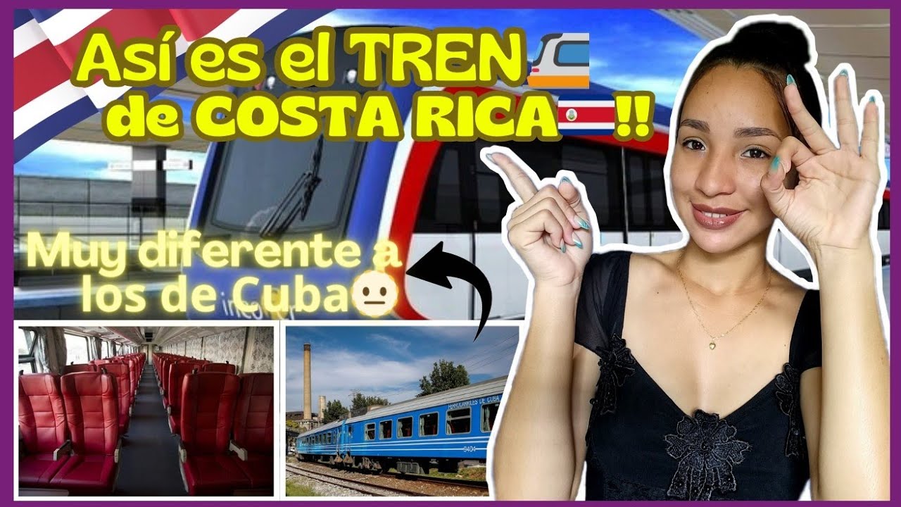 Así es VIAJAR🛤 en el TREN🚈 de COSTA RICA🇨🇷!! #cubanareacciona #reaction #reaccion