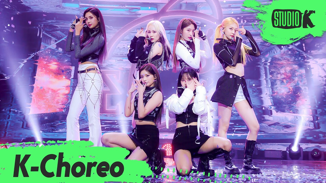 [K-Choreo 8K] 에버글로우 직캠 'Pirate' (EVERGLOW Choreography) l @MusicBank 211203