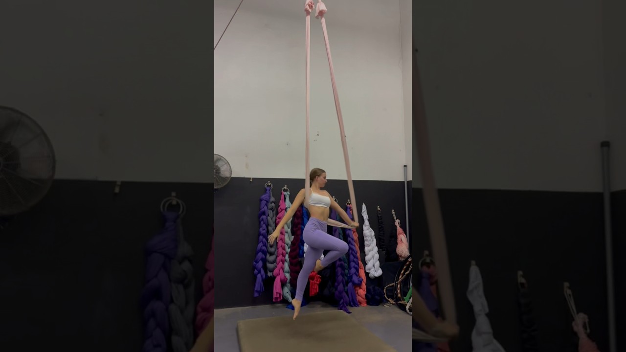 L pose series #aerialarts #aerialist #aerialhammock #aerialsling