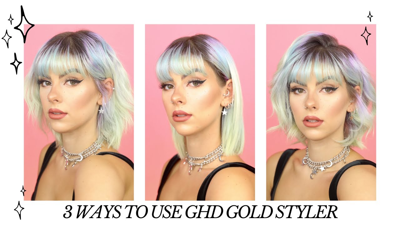 3 WAYS TO USE THE GHD GOLD STYLER | STRAIGHT HAIR, WAVES & BOUNCY CURLS | ad