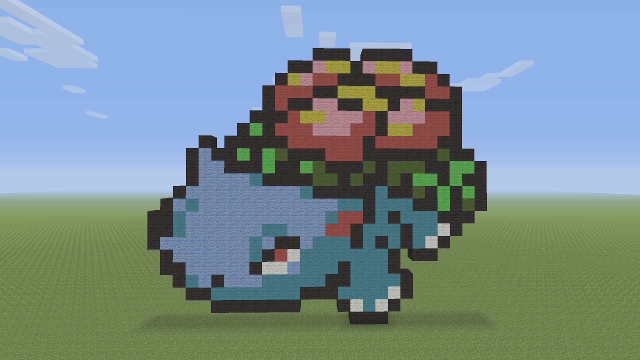 Minecraft Pixel Art - Venusaur Pokemon #003