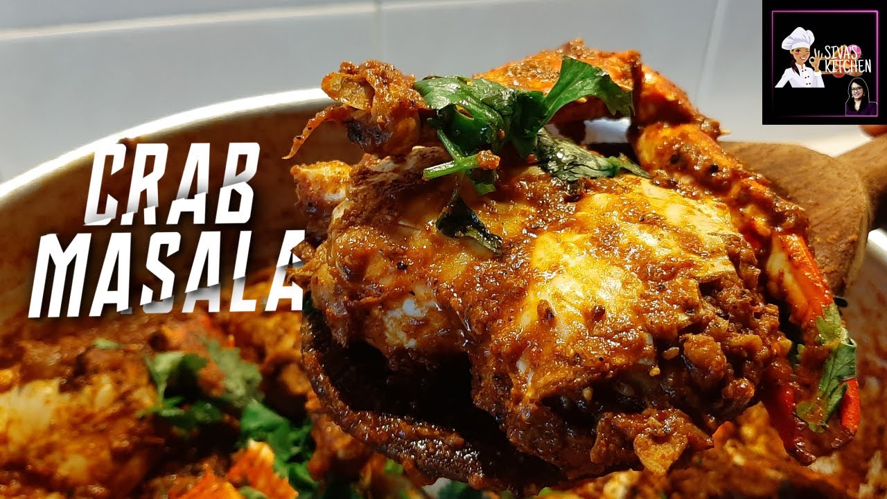 Crab Masala with black pepper