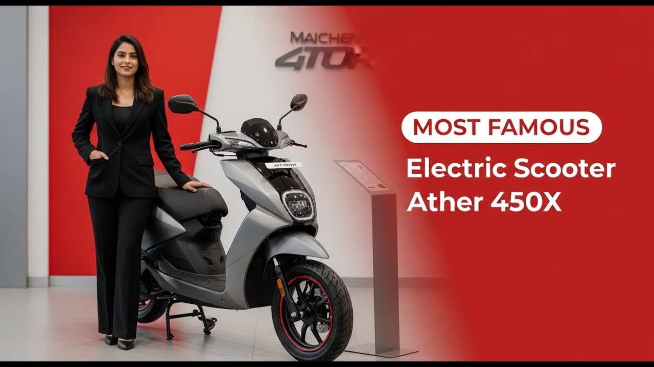 Ather 450X 🔥 Range, Speed & Features | India Electric King?
