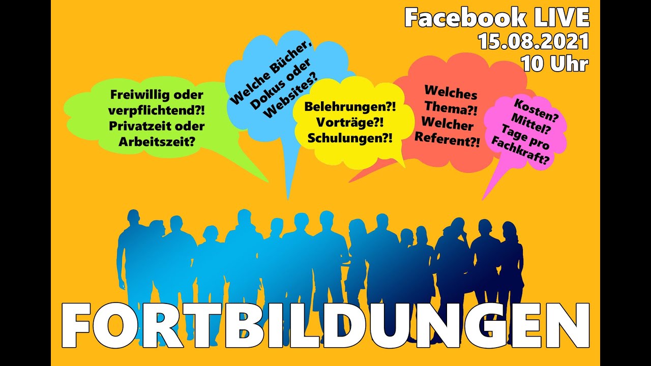 Fortbildungen - Was ihr unbedingt wissen müsst! #Kitahelden LIVE