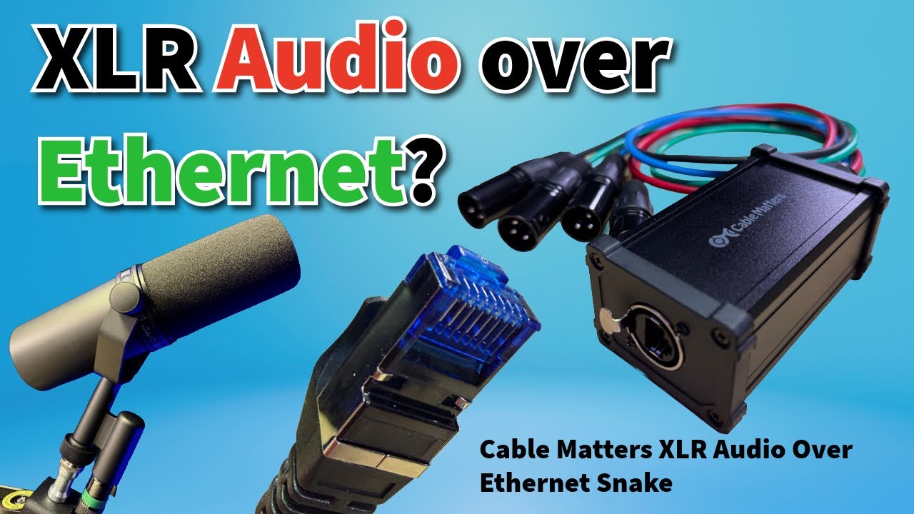 XLR Audio Over Ethernet!