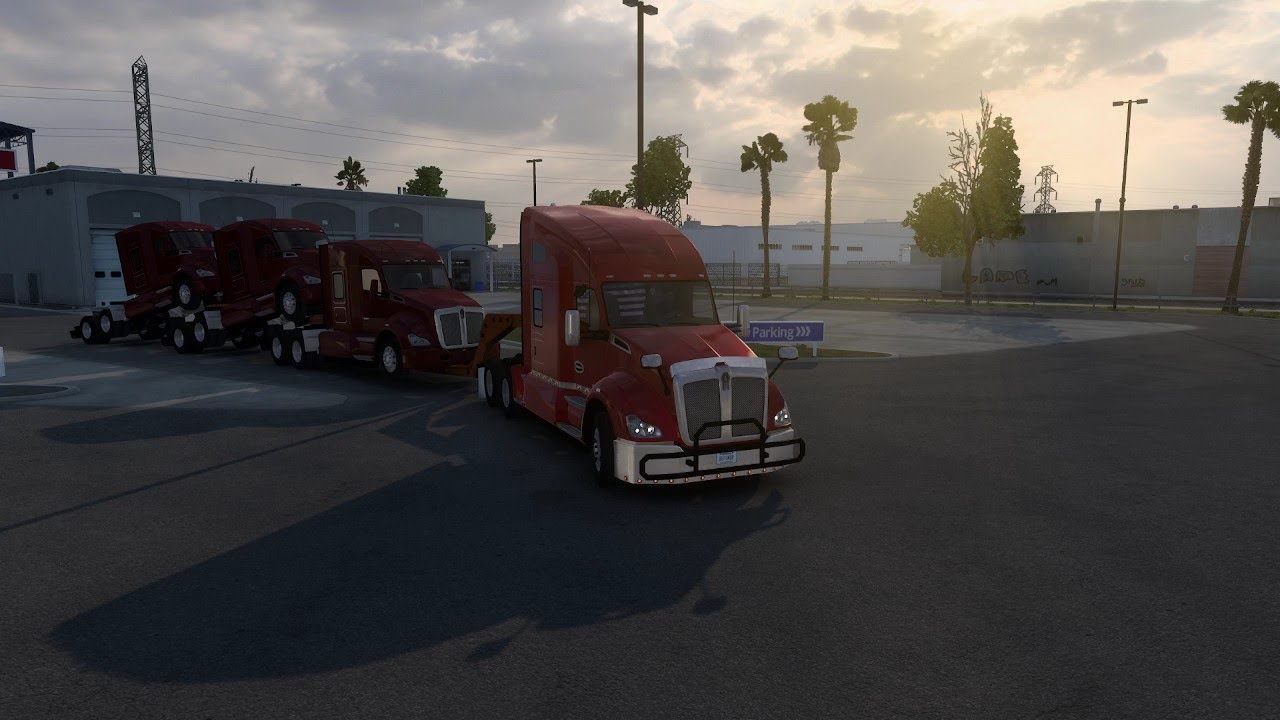 American Truck Simulator TruckersMP Kenworth Trucks To Oakland