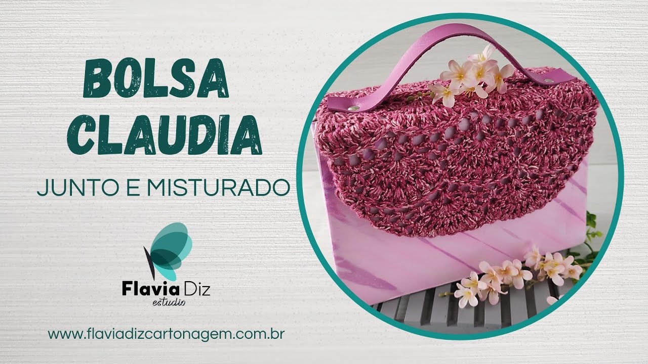 cartonagem:Bolsa Claudia Maria
