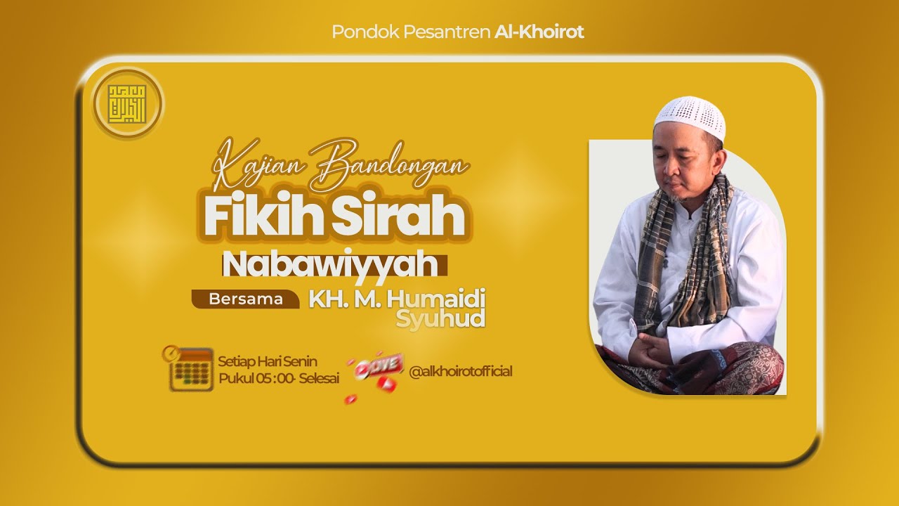 🔴 LIVE | Kajian Kitab Fiqh Sirah karya Syeikh Romadhon Al-Buthi  (02/02/2026)