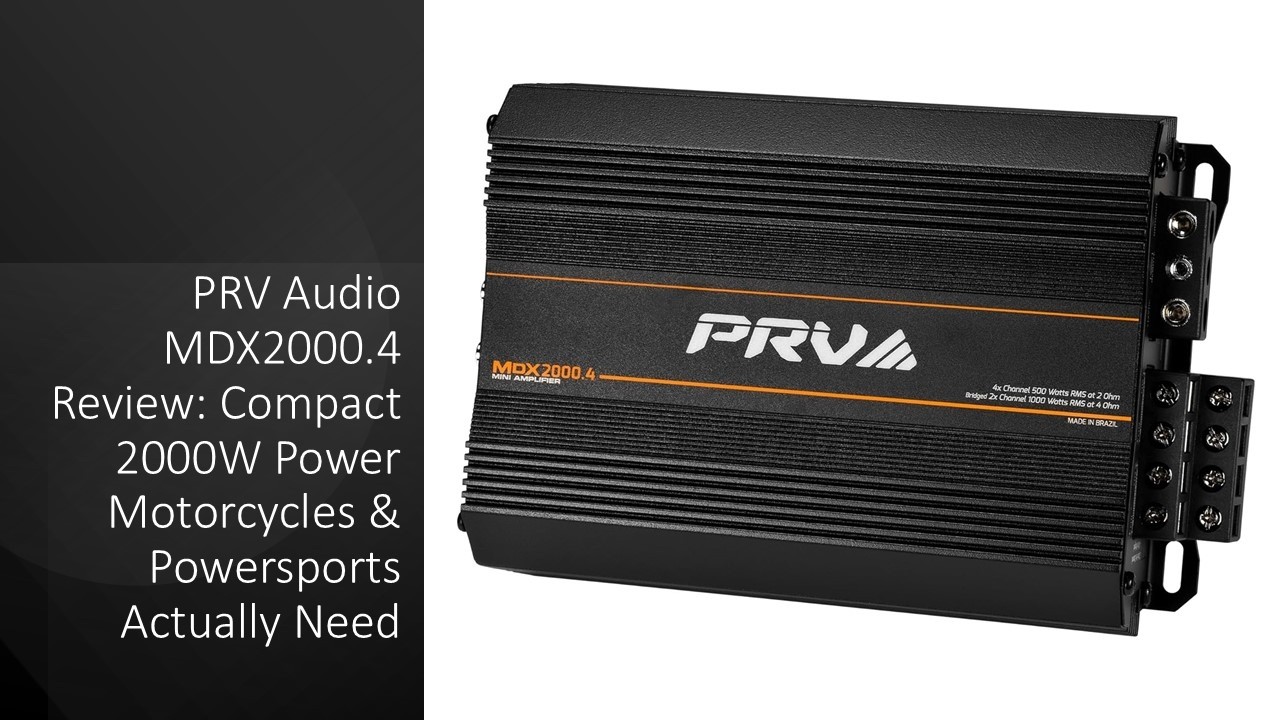Обзор PRV Audio MDX2000.4: Компактный усилитель мощностью 2000 Вт, действительно необходимый для ...