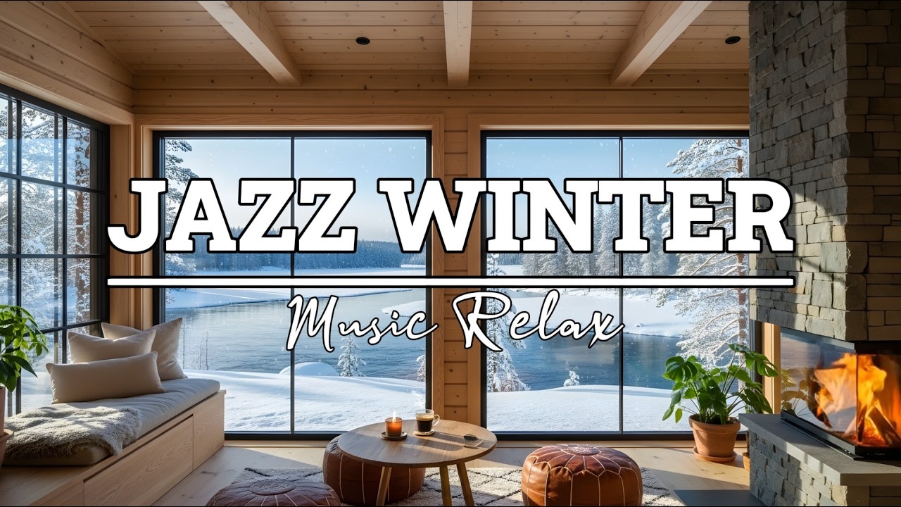 Warm Winter Jazz Lounge ❄️ Relaxing Music for Deep Focus & Sleep