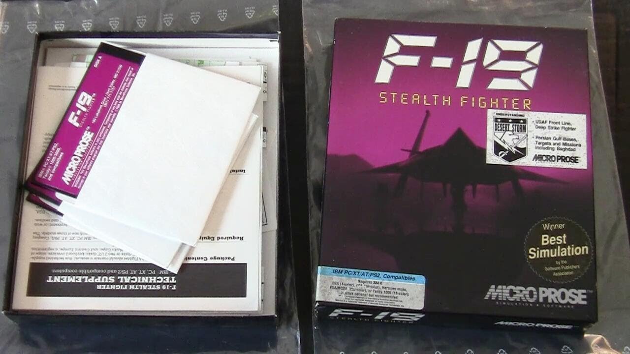 MARCO PLAYS : F19 STEALTH FIGHTER (Microprose - 1988) [PC-DOS]