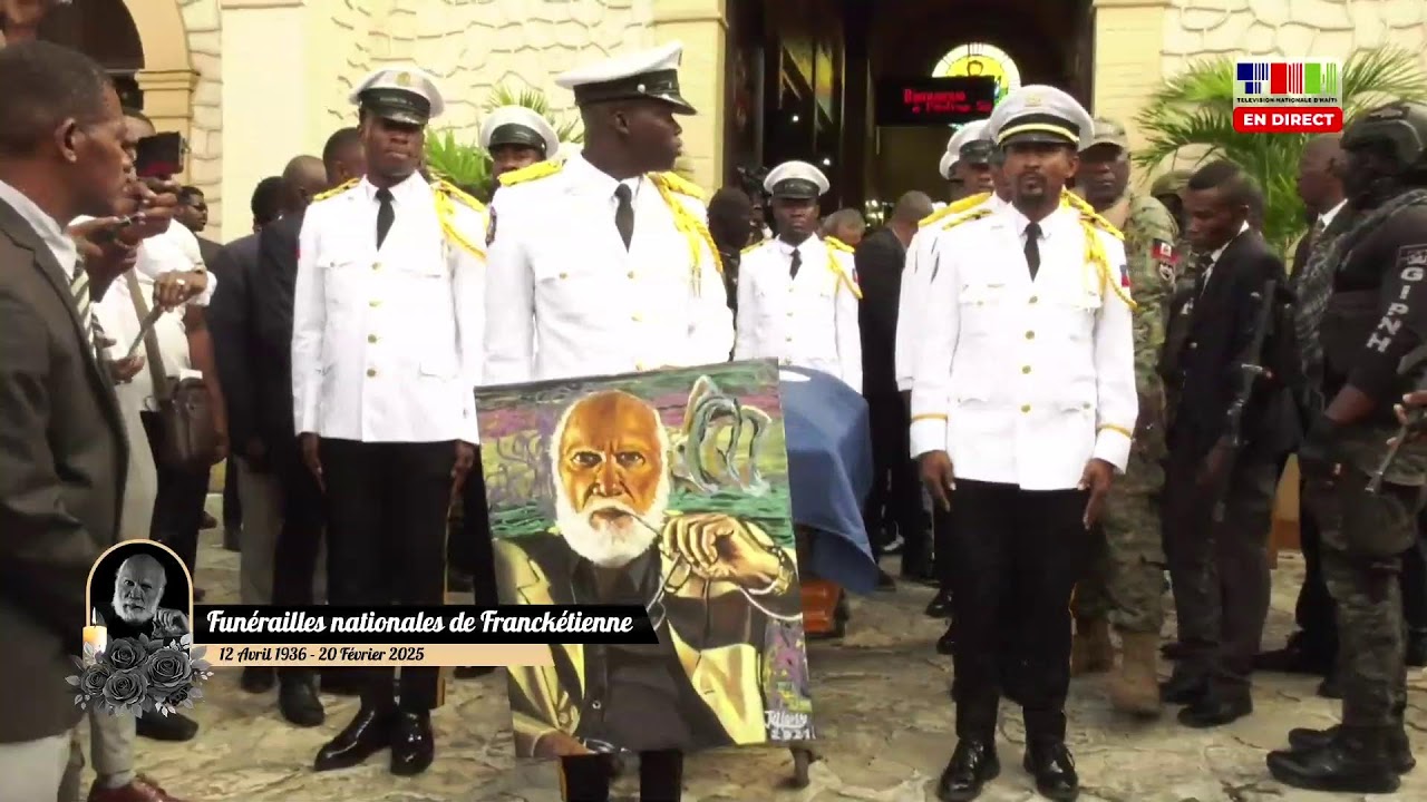 Funérailles nationales de Franck Etienne (Frankétienne)