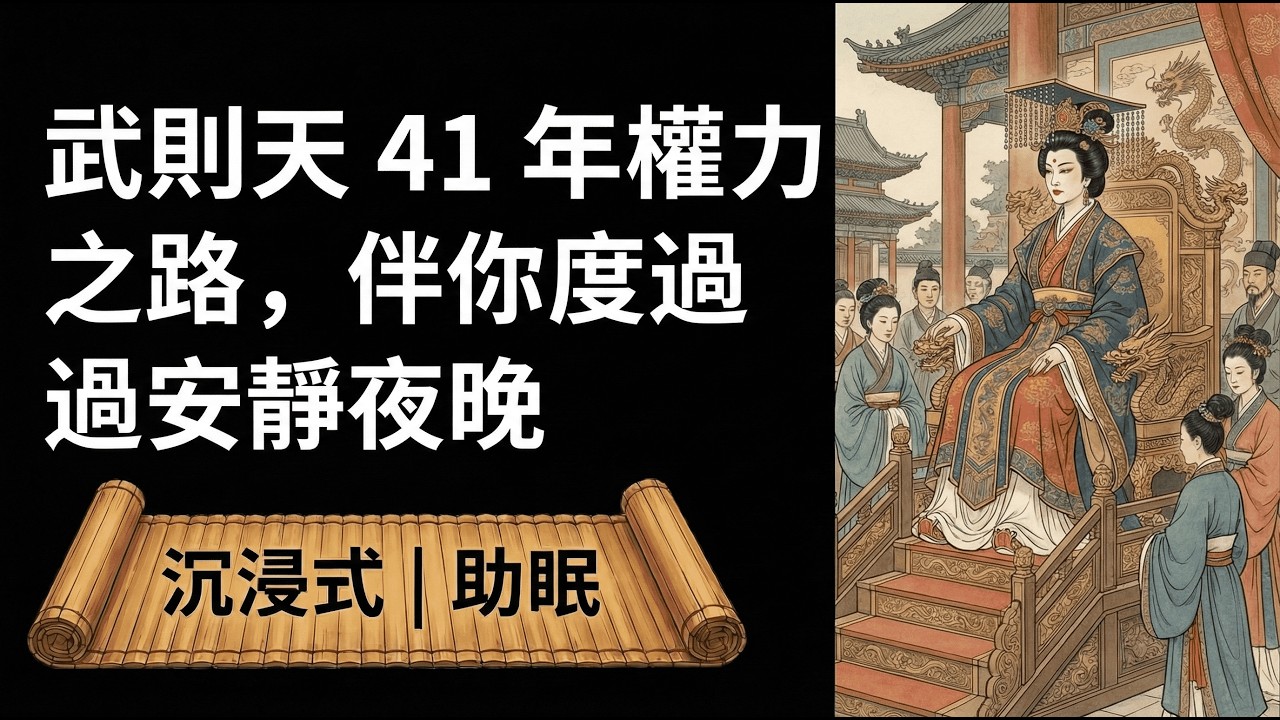 輕語史話｜武則天 41 年權力之路，伴你度過安靜夜晚
