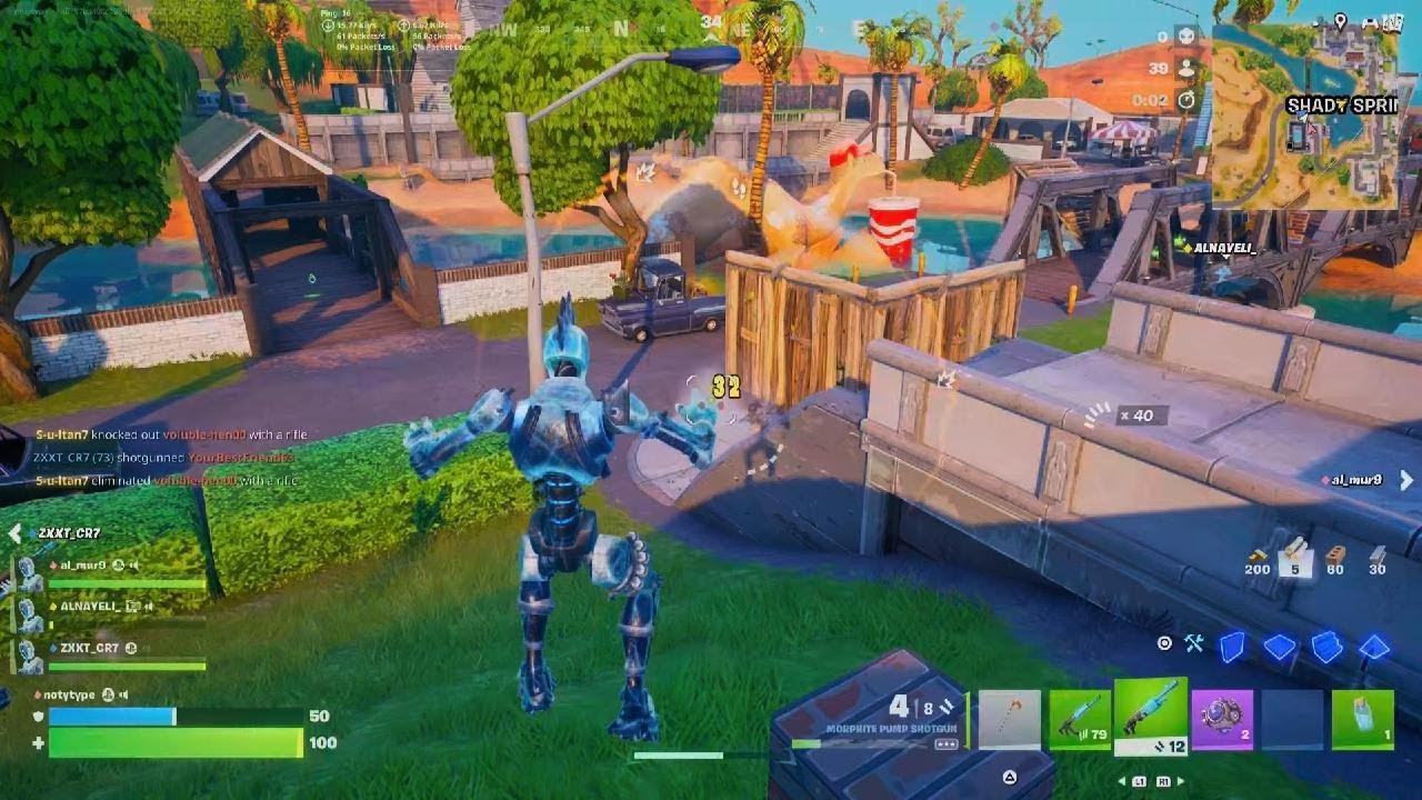 Fortnite We played reload and we won the game.