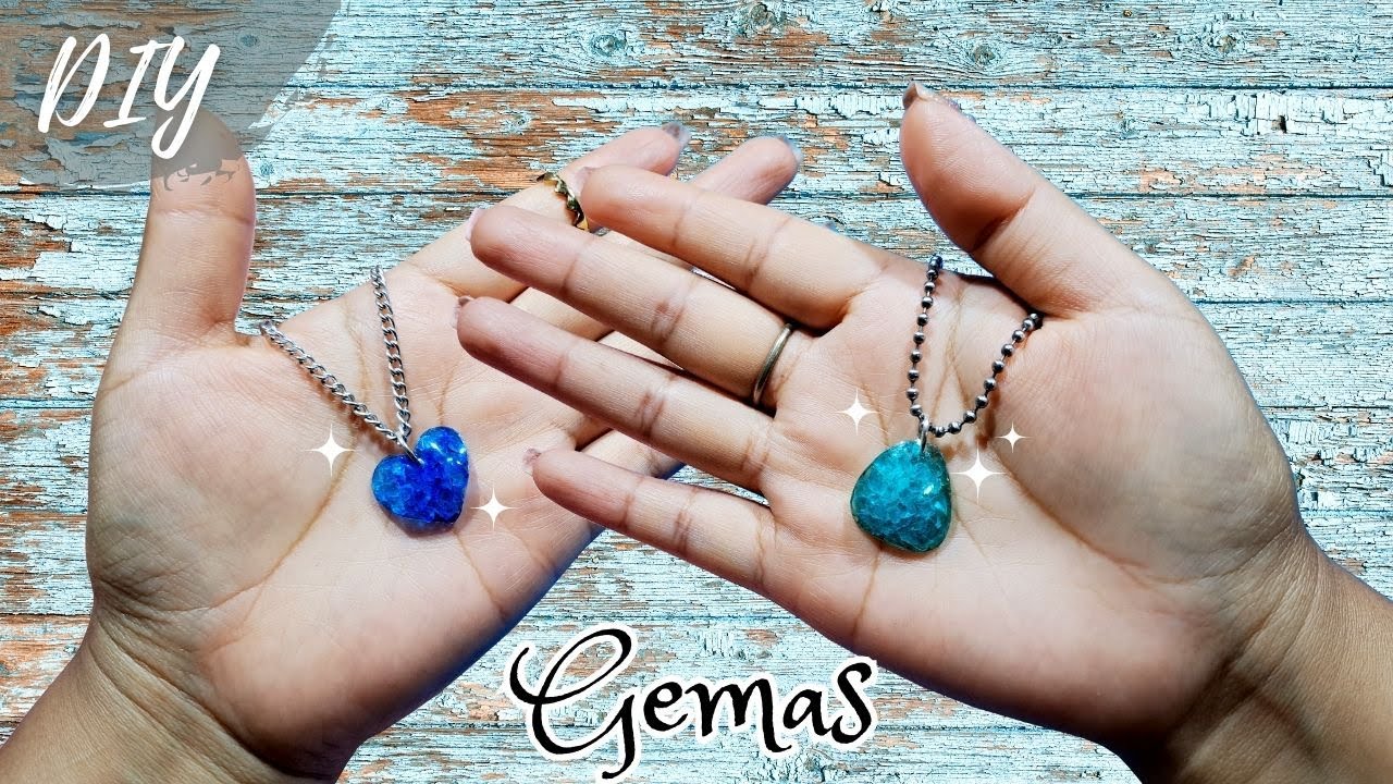 Piedras preciosas // Gemas de botellas de plástico - RECICLAJE -
