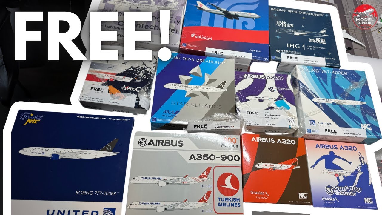 11 MODEL UNBOXING | NG Models Exchange 1:400 Scale | JH Wings 