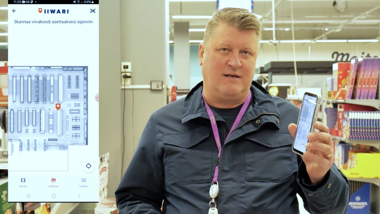 Iiwari Store Manager application use by CEO Ville Kolehmainen