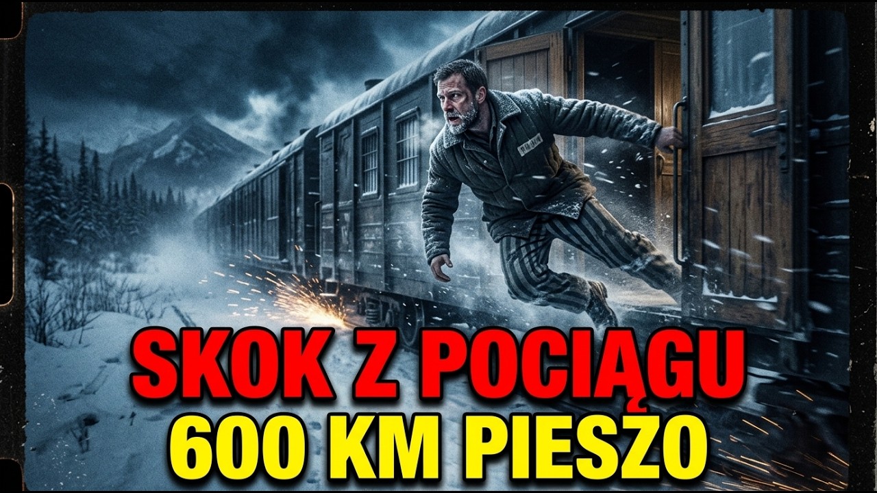 Wyskoczył z pędzącego pociągu i uciekł do lasu... 600 km pieszo do granicy.