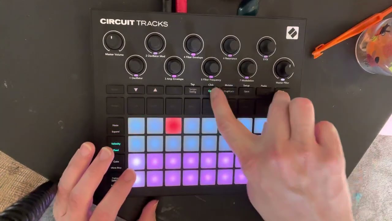 Circuit tracks: using scale and key parameters for performing.