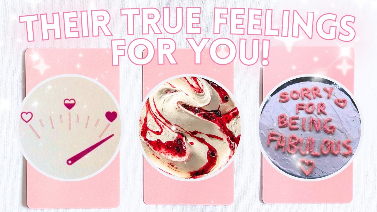 THEIR TRUE FEELINGS FOR YOU🍰❤️ PICK A CARD Tarot reading